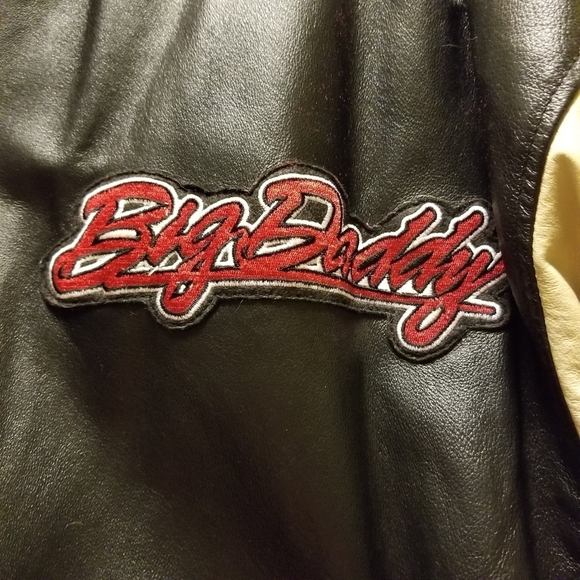 BIG DADDY Two Tone Leather Jacket - Picture 8 of 13